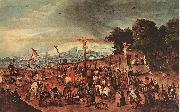 BRUEGHEL, Pieter the Younger Crucifixion china oil painting reproduction